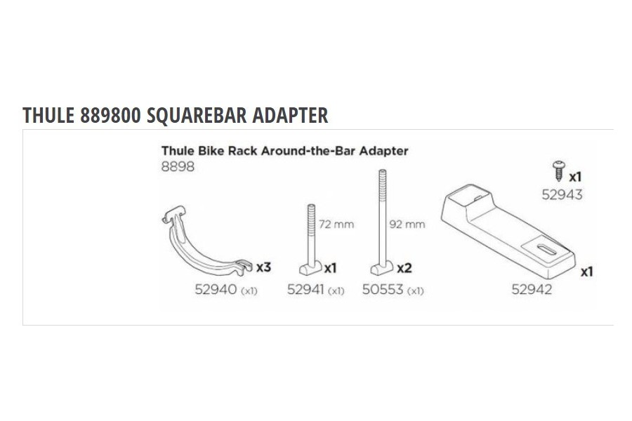 Adaptador Thule UpRide 8898